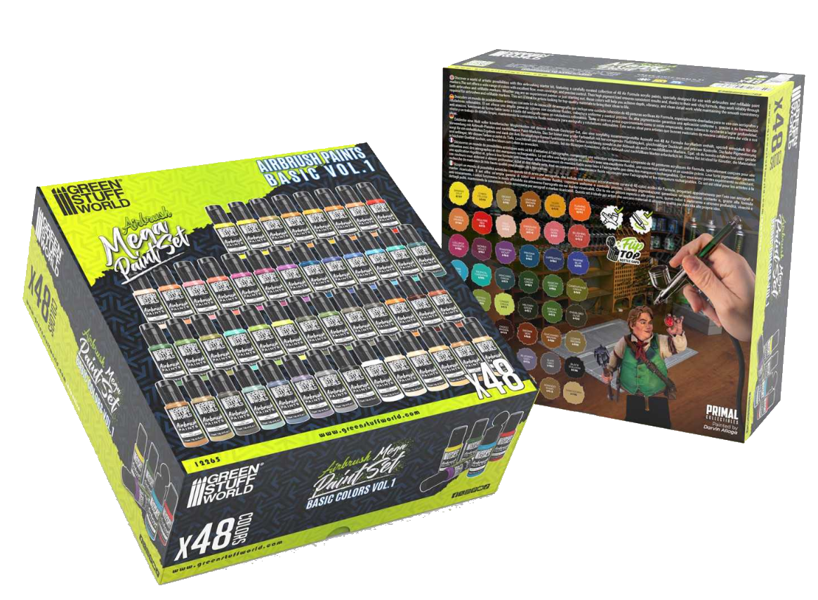 Basic Mega Airbrush paint Set Vol. 1.0